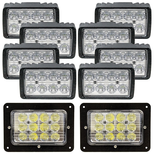 Complete Case IH 9100-9300 Series/Steiger LED Light Kit - Petersen Parts