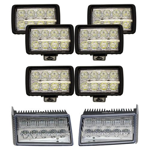Complete Case IH 5100-5200 Series Maxxum LED Light Kit - Petersen Parts