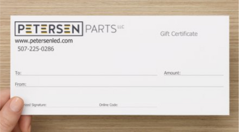 Gift Card (Mail Delivery) - Petersen Parts